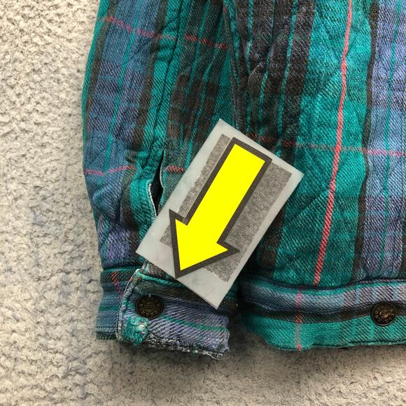 Vintage Rugged Gear Extra Tough Strong Parelli Reversible Denim Jacket Womens XL - Picture 6 of 16